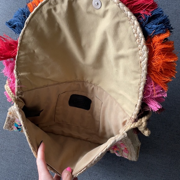 Multi-coloured boho style crossbody Sam Edelman bag - Picture 3 of 3